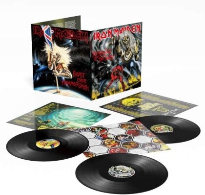 Iron Maiden - The Number Of The Beast/Beast Over Hammersmith (PLG UK, 3 LP)