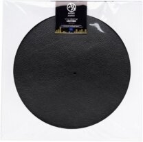 Audio Anatomy - Slipmat Leather - Black - Diameter: 295 Mm - Thickness: 1.5 Mm - Audio Anatomy
