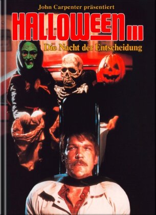 Halloween 3 - Die Nacht der Entscheidung (1982) (Cover B, Limited Edition, Mediabook, 4K Ultra HD + Blu-ray)