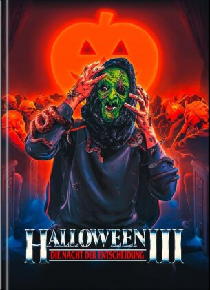 Halloween 3 - Die Nacht der Entscheidung (1982) (Cover E, Limited Edition, Mediabook, 4K Ultra HD + Blu-ray)