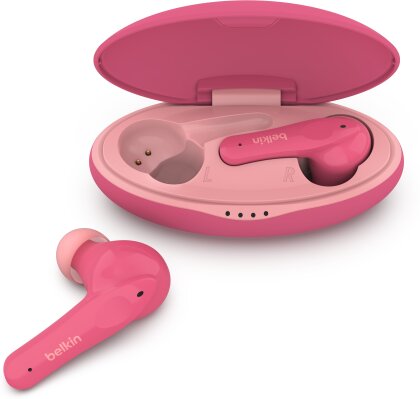 Belkin SOUNDFORM Nano True Wireless Kids In-Ear Earbuds - pink