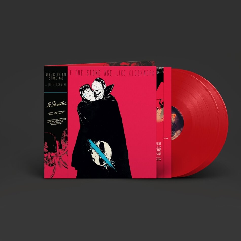 Queens Of The Stone Age - Like Clockwork (2022 Reissue, Matador, Limited Edition, Opaque Red Vinyl, 2 LPs)