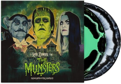 Rob Zombie & Zeuss - Munsters - OST (Waxwork, Deluxe Edition, Green/Black Swirl and White/Black Swirl, 2 LPs)