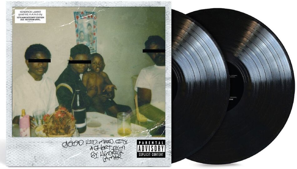 Kendrick Lamar - Good Kid: M.A.A.D City (2022 Reissue, Interscope, Black Vinyl, 10th Anniversary Edition, 2 LPs)