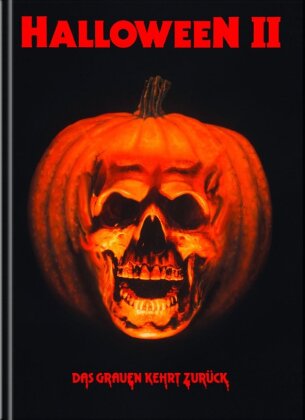 Halloween 2 - Das Grauen kehrt zurück (1981) (Cover F, Wattiert, Limited Edition, Mediabook, 4K Ultra HD + Blu-ray)