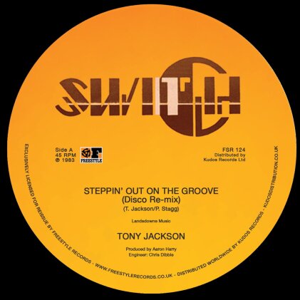 Tony Jackson - Steppin' Out on the Groove (12" Maxi)