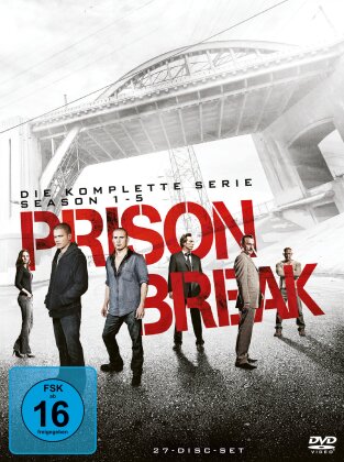 Prison Break - Complete Box: Staffel 1-5 (27 DVDs)