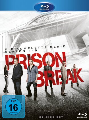 Prison Break - Complete Box: Staffel 1-5 (27 Blu-rays)