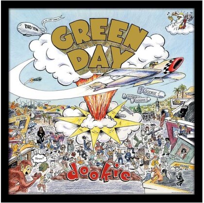 Green Day: Dookie Album Cover - Framed Print