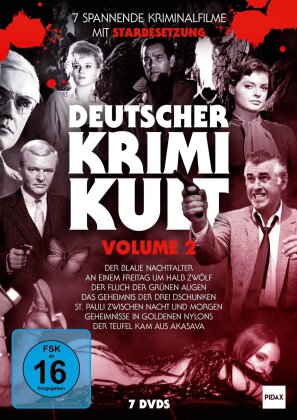 Deutscher Krimi Kult - Vol. 2 (Pidax Film-Klassiker, 7 DVD)