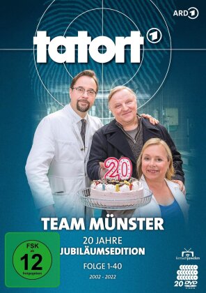 Tatort - Team Münster - Folge 1-40 (20th Anniversary Edition, 20 DVDs)