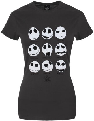 The Nightmare Before Christmas: Many Faces of Jack - Ladies T-Shirt