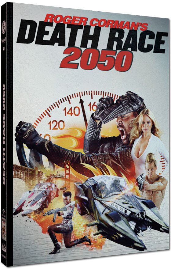 Death Race 2050 (2016) (Cover A, Limited Edition, Mediabook, Blu-ray + DVD)