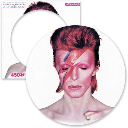 David Bowie - Aladdin Sane 450 Piece Picture Disc Jigsaw Puzzle