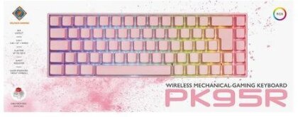 DELTACO Wireless Tenkeyless Mechanical Gaming Keyboard - Pink