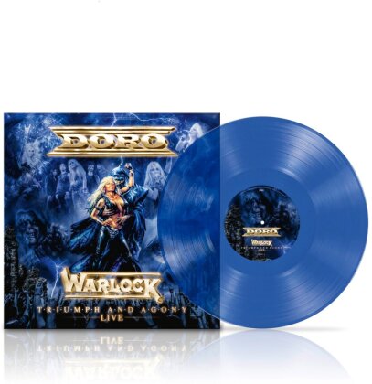 Doro & Warlock - Triumph and Agony Live (2022 Reissue, Limited Edition, Blue Vinyl, LP)