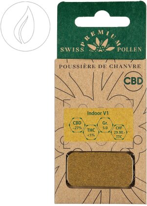 Swiss Premium Pollen Indoor V1 (5g) - (CBD: ca. 20%, THC: <1%)