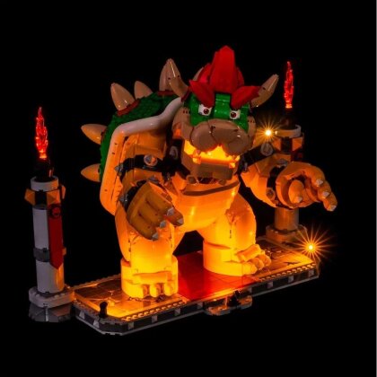 Light my Bricks - Kit di illuminazione a LED per LEGO® 71411 Super Mario - Il potente Bowser