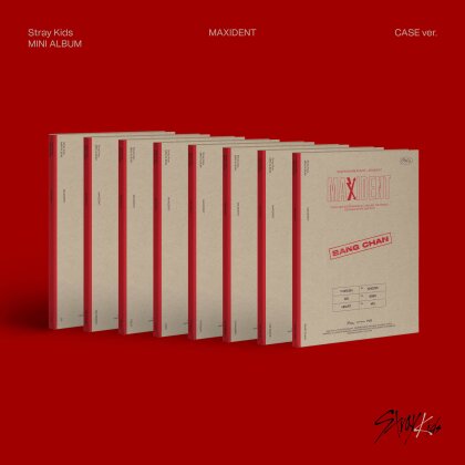 Stray Kids (K-Pop) - Maxident (Case Version, 8 Random Versions)