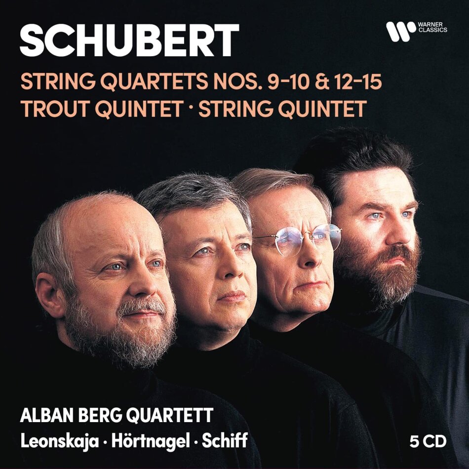 Alban Berg Quartett & Franz Schubert (1797-1828) - String Quartets Nos. 9-10 & 12-15/Trout Quintet/String Quintet -Box Set- (5 CDs)