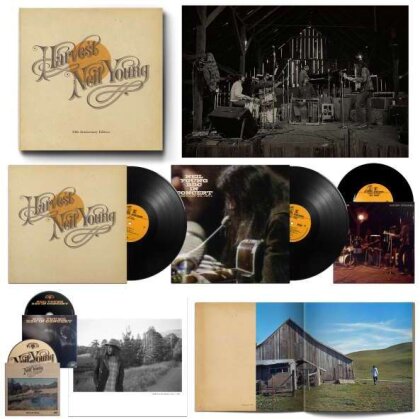 Neil Young - Harvest (2022 Reissue, 50th Anniversary Edition, 2 LPs + 7" Single + 2 DVDs)