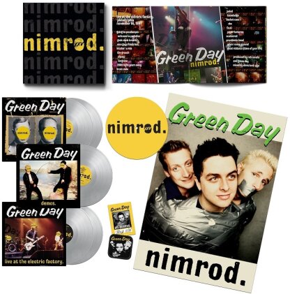 Green Day - Nimrod (2023 Reissue, 25th Anniversary Edition, Silver Colored Vinyl, 5 LPs)