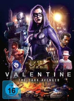 Valentine - The Dark Avenger (2017) (Cover A, Limited Edition, Mediabook, Blu-ray + DVD)