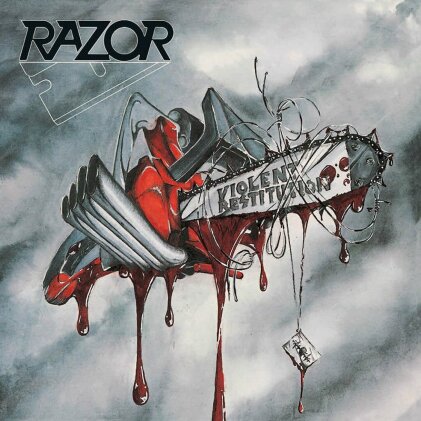 Razor - Violent Restitution (2022 Reissue, High Roller Records, Mixed/Splatter Vinyl, LP)