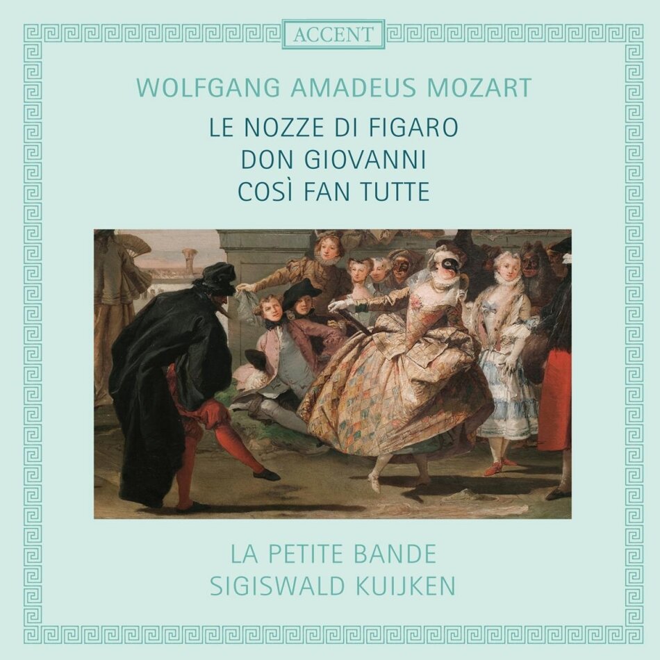 Wolfgang Amadeus Mozart (1756-1791), Sigiswald Kuijken & La Petite Bande - Le Nozze Di Figaro Don Giovanni & Cosi Fan Tutte (2022 Reissue, Accent Records)
