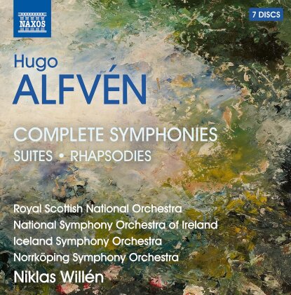 Hugo Alfvén (1872-1960) & Niklas Willen - Complete Symphonies Suites Rhapsodies (7 CDs)