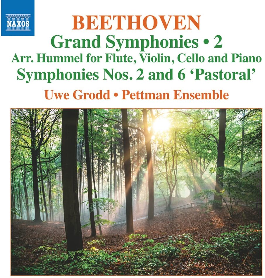 Pettman Ensemble, Ludwig van Beethoven (1770-1827) & Uwe Grodd - Grand Symphonies Vol 2 - Nos 2 & 6 - arr. Hummel