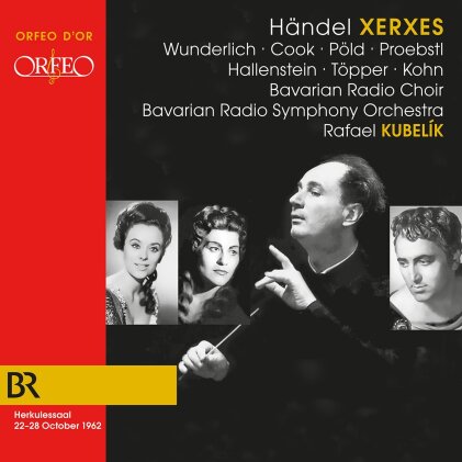 Georg Friedrich Händel (1685-1759), Rafael Kubelik, Fritz Wunderlich, Naan Pöld, Herta Töpper, … - Xerxes (3 CD)