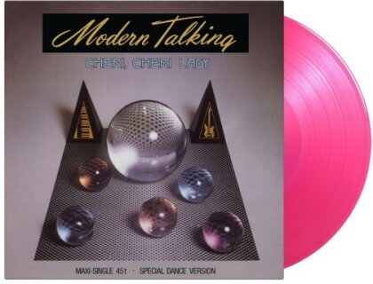 Modern Talking - Cheri, Cheri Lady (2022 Reissue, Music On Vinyl, Limited To 1500 Copies, Translucent Pink Vinyl, 12" Maxi)
