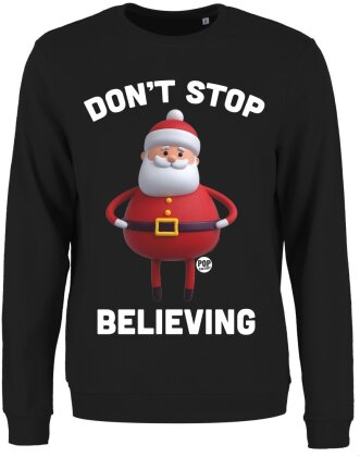Pop Factory: Don't Stop Believing - Ladies Christmas Jumper