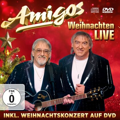 Amigos - Weihnachten Live - inkl. Weihnachtskonzert auf DVD (CD + DVD)