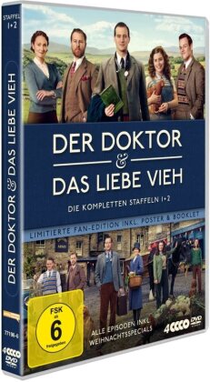 Der Doktor & das liebe Vieh - Staffel 1+2 (Fan Edition, Édition Limitée, 4 DVD)