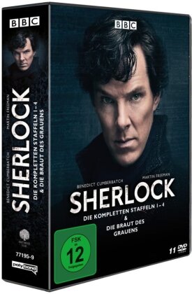 Sherlock - Staffeln 1-4 & Die Braut des Grauens (BBC, Limited Edition, 11 DVDs)