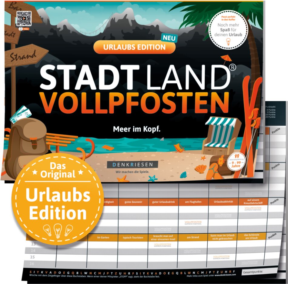 STADT LAND VOLLPFOSTEN® - URLAUBS EDITION "Meer im Kopf"