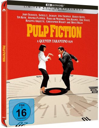 Pulp Fiction (1994) (Limited Edition, Steelbook, 4K Ultra HD + Blu-ray)