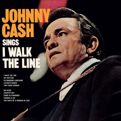 Johnny Cash - Sings I Walk The Line (Wax Time, 2022 Reissue, Bonustracks, Orange Vinyl, LP)