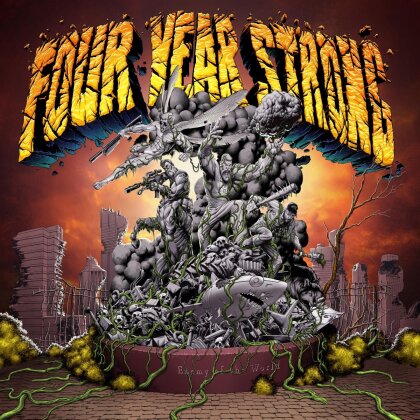 Four Year Strong - Enemy Of The World (2023 Reissue, Re-Recorded, Pure Noise Records, Brown/Gold Vinyl, LP)