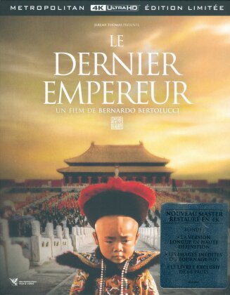 Le dernier empereur (1987) (Schuber, Digipack, Kinoversion, Limited Collector's Edition, Langfassung, Remastered, Restaurierte Fassung, 4K Ultra HD + Blu-ray)