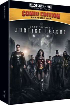 Zack Snyder's Justice League (2021) (Comic Edition, Edizione Limitata, 2 4K Ultra HDs + 2 Blu-ray + Libro)