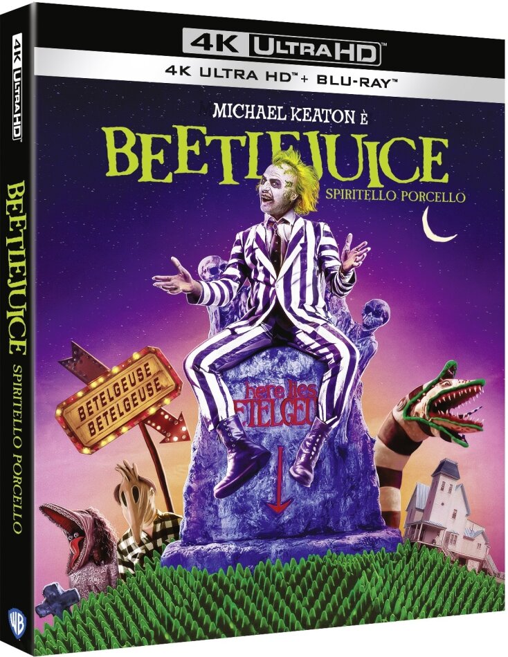 Beetlejuice - Spiritello porcello (1988) (4K Ultra HD + Blu-ray)