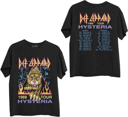 Def Leppard - Hysteria 88 (Black) T-Shirt