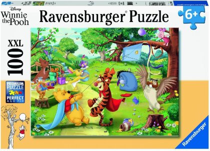 Ravensburger Kinderpuzzle 12997 - Die Rettung - 100 Teile XXL Winnie Puuh Puzzle für Kinder ab 6 Jahren