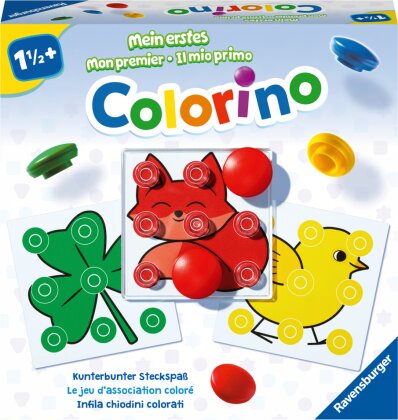 Ravensburger 20981 Mein erstes Colorino, Lernspiel - So wird Farben lernen zum Kinderspiel - Der Spieleklassiker für Kinder ab 1,5 Jahren