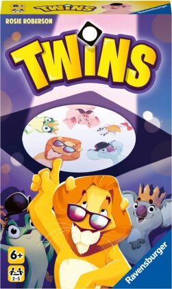 Ravensburger 20960 - Twins - Karten-Reaktionsspiel, Spiel für Kinder und Familien ab 6 Jahren - Gesellschaftspiel geeignet für 2-5 Spieler
