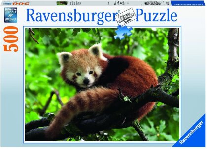 Ravensburger Puzzle 17381 Süßer roter Panda - 500 Teile Puzzle für Erwachsene und Kinder ab 1´2 Jahren
