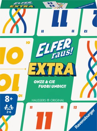 Ravensburger 20946 - Elfer raus! Extra, Kartenspiel für 2-6 Spieler, Klassiker ab 8 Jahren, Extra Edition